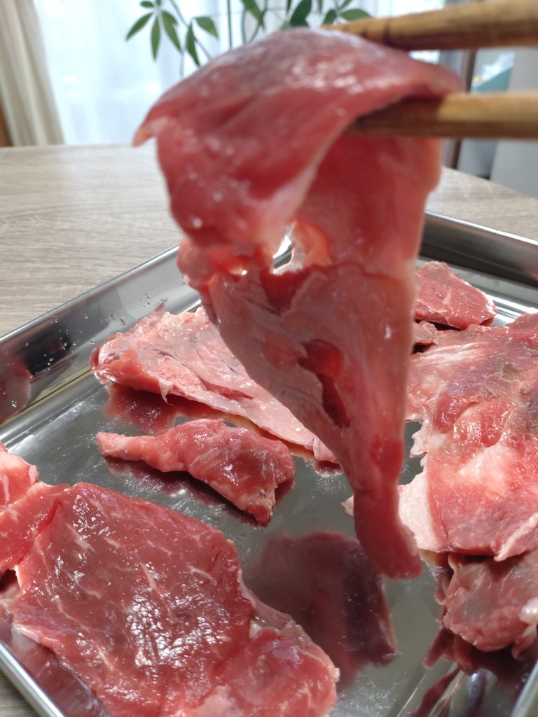 牛すじ薄い