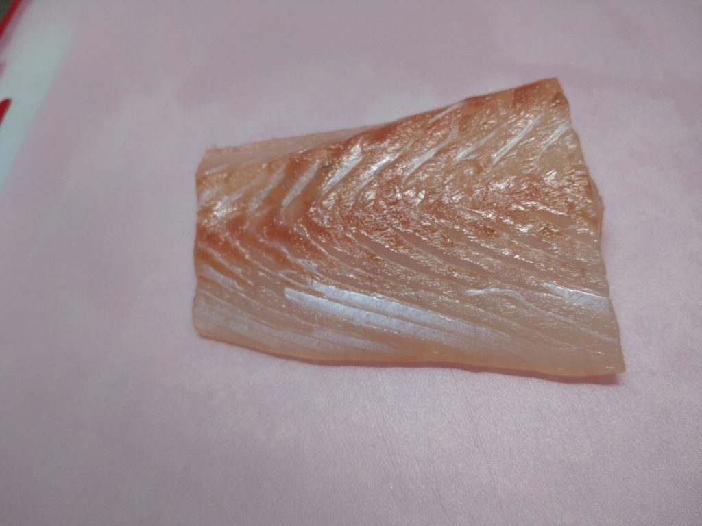刺身の柵（ヒラメ）