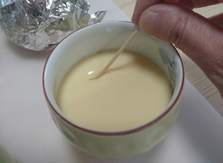 固まった茶碗蒸し
