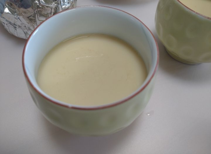 まだ固まってない茶碗蒸し